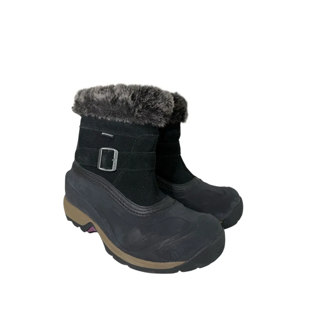 The North Face Chilkat III Pull-On waterproof suede -Black Women's Size 7 No Box